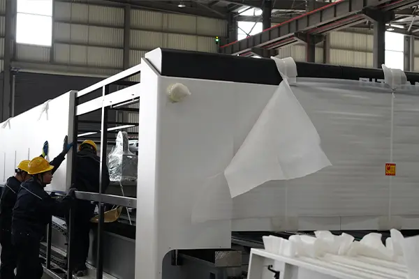 Jiangsu Mingyuan Tower, 20000W lazer kesme makinesini başarıyla sipariş etti