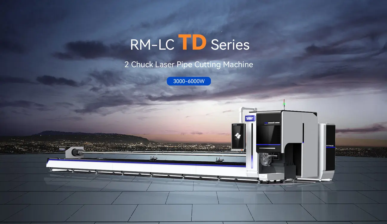 Станок для лазерной резки труб с 2 патронами